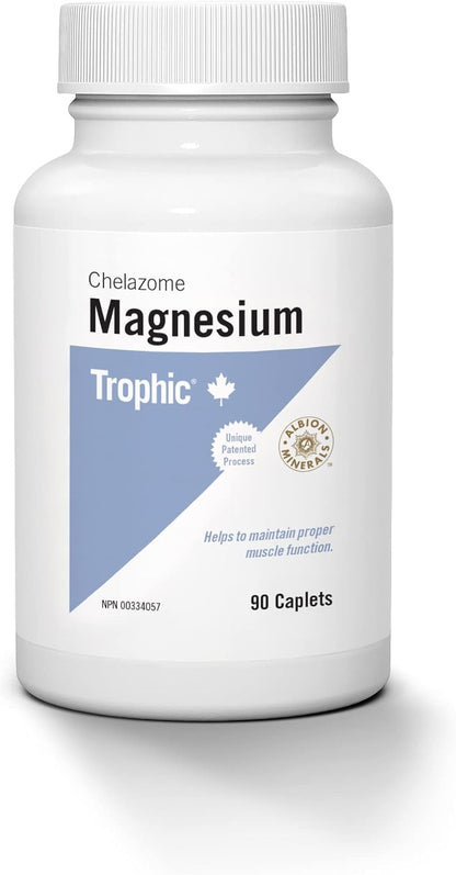 Magnesium - Chelazome Caplets, 90 Count