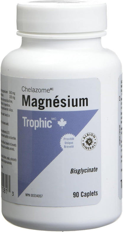 Magnesium - Chelazome Caplets, 90 Count